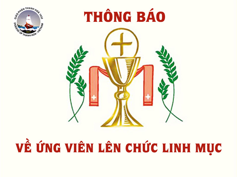 thong bao ve ung vien len chuc linh muc nam 2024