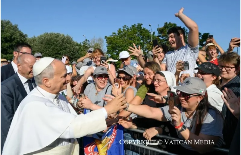 cuoc gap go cua duc thanh cha leo xiv voi cac ban tre tham du dai hoi gioi tre phanxico go! 2026 tai santa maria degli angeli – assisi