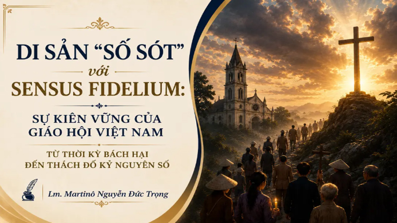 di san “so sot” voi sensus fidelium su kien vung cua giao hoi viet nam tu thoi ky bach hai den thach do ky nguyen so