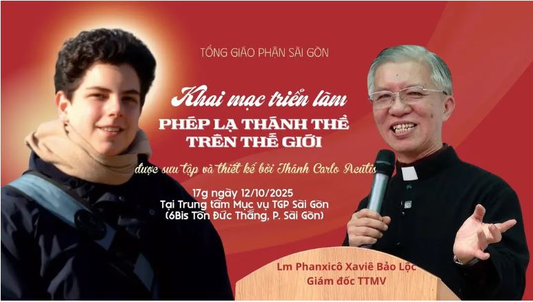 khai mac trien lam “phep la thanh the tren the gioi” – di san thanh carlo acutis mo tai trung tam muc vu toa tong giao phan sai gon