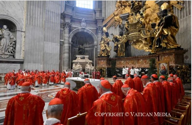 bai giang le cau cho cac hong y va giam muc da qua doi 03112025   niem hy vong phuc sinh