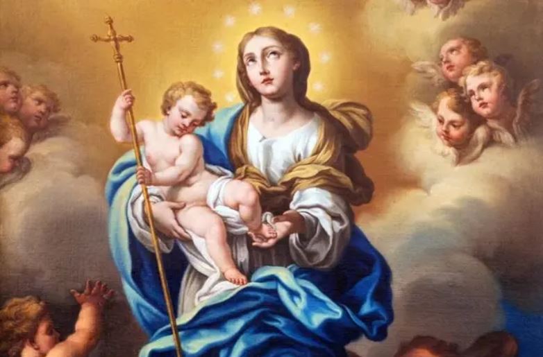 trong mua chay me maria chi cho chung ta cach chia se cuoc kho nan cua chua kito.