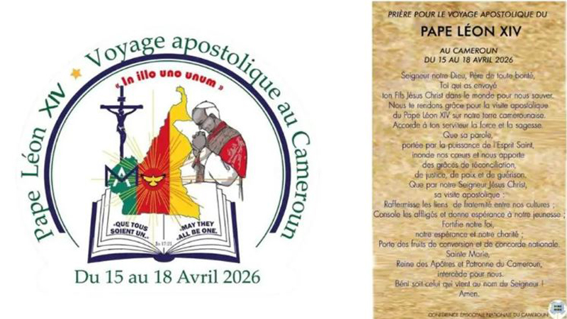 hoi dong giam muc camerun cong bo logo va khau hieu chuyen tham cua duc thanh cha