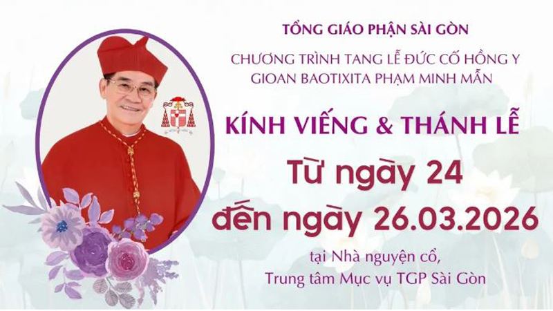 truc tuyen thanh le va kinh vieng duc hong y gb. pham minh man tu ngay 24 2632026