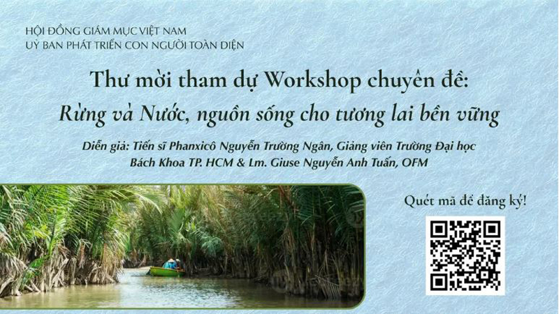 thu moi tham du workshop chuyen de rung va nuoc nguon song cho tuong lai ben vung picture of the author