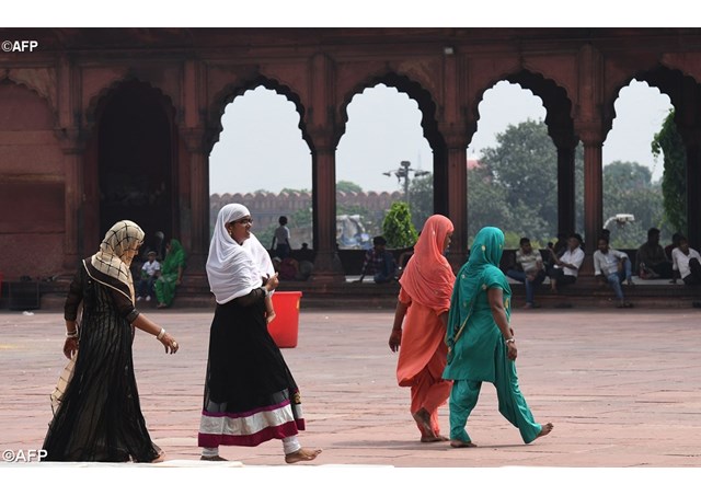Phụ nữ Hồi giáo Ấn độ - AFP