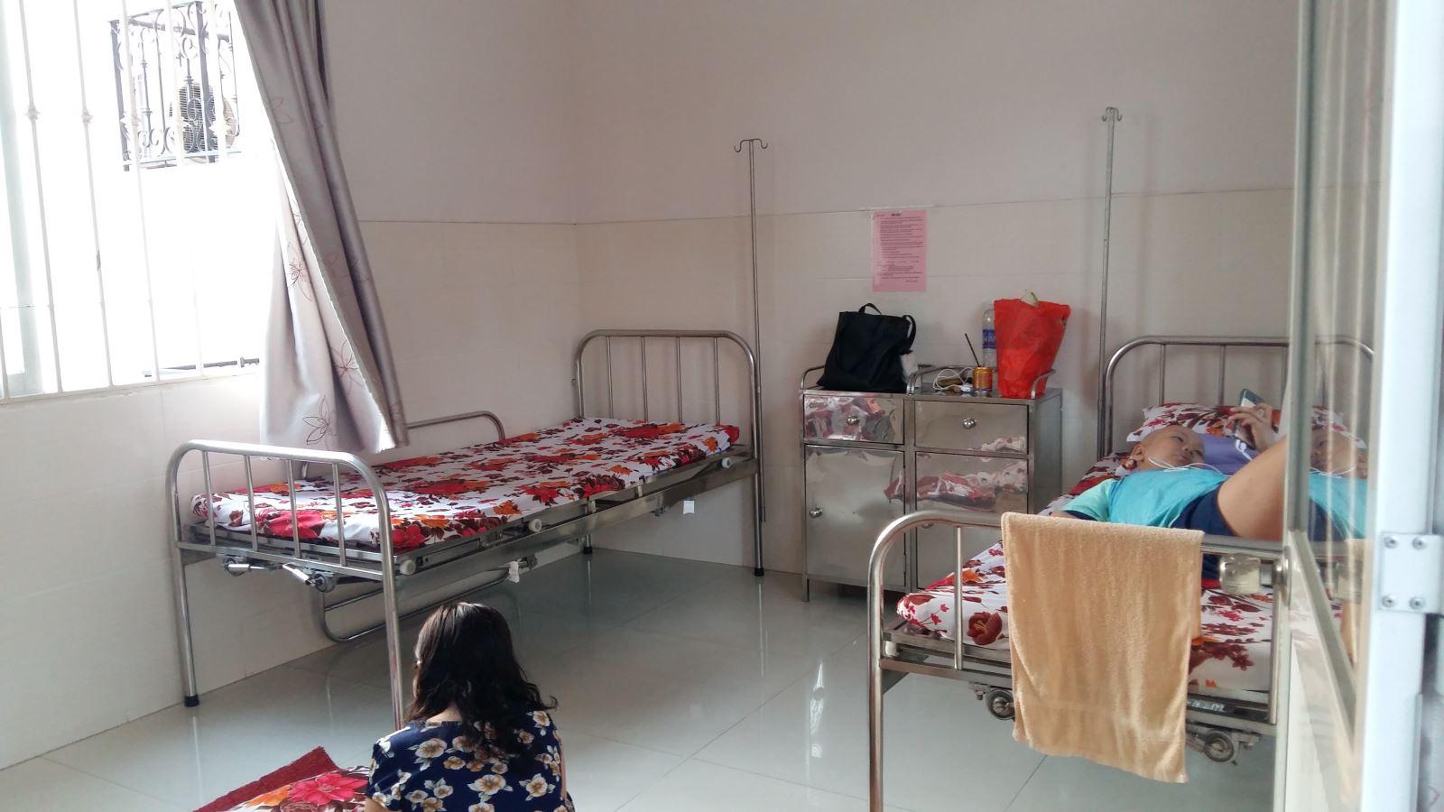 Những căn phòng sạch sẽ thoáng mát các tu sĩ Camillô dành cho bệnh nhân cần lưu trú