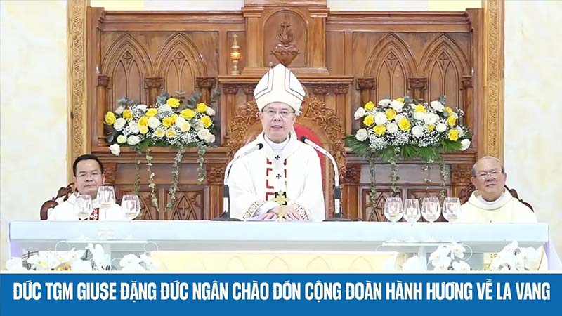 duc tong giam muc giuse dang duc ngan chao don cong doan hanh huong ve tham du dai hoi duc me la vang lan thu 32