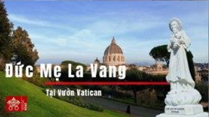 dat tuong duc me la vang viet nam tai vuon vatican