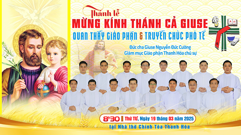 chuong trinh dai le thanh giuse va truyen chuc pho te