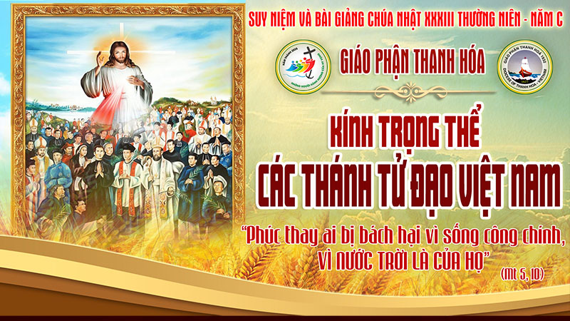 chua nhat 33 thuong nien c | kinh cac thanh tu dao viet nam