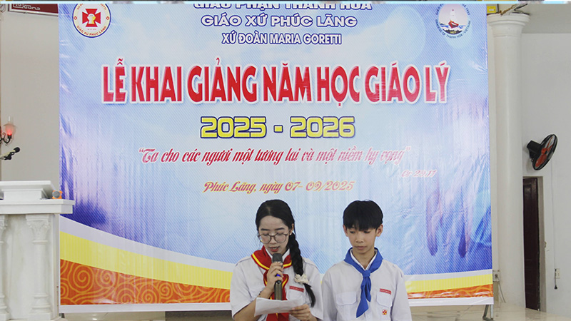 giao xu phuc lang khai giang nam hoc giao ly 2025 2026 va thanh le ta on