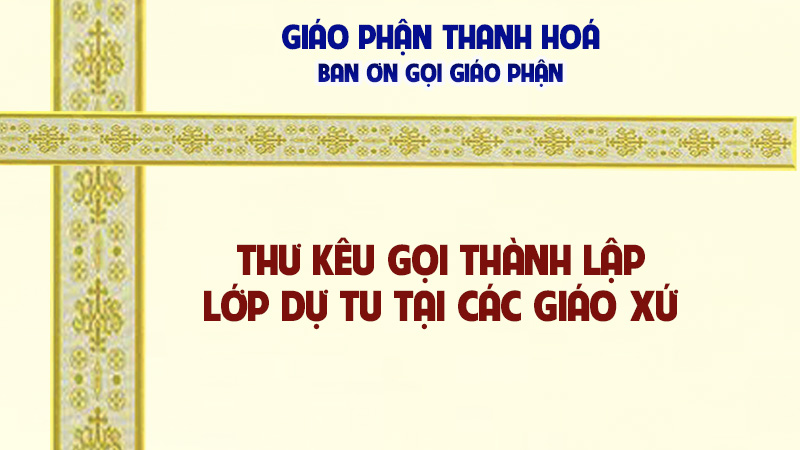 ban on goi giao phan thanh hoa thu keu goi thanh lap lop du tu tai giao xu