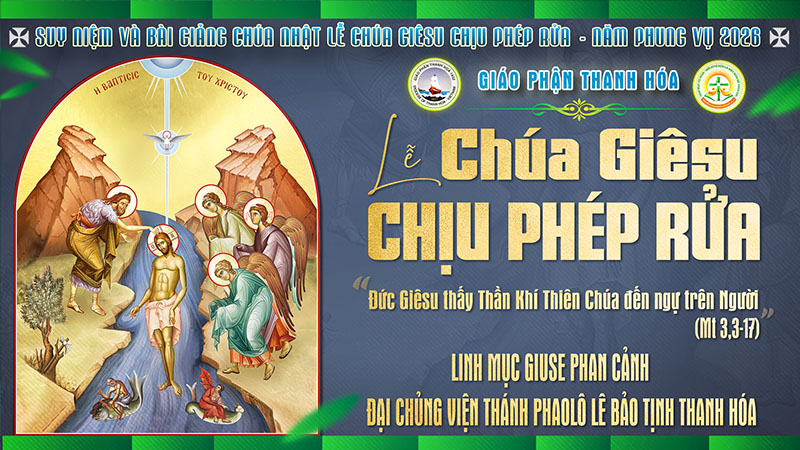 bai suy niem le chua giesu chiu phep rua | nam a