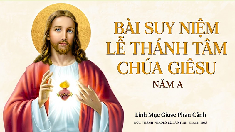 bai suy niem le thanh tam chua giesu   nam a tinh yeu thi vet can chinh minh