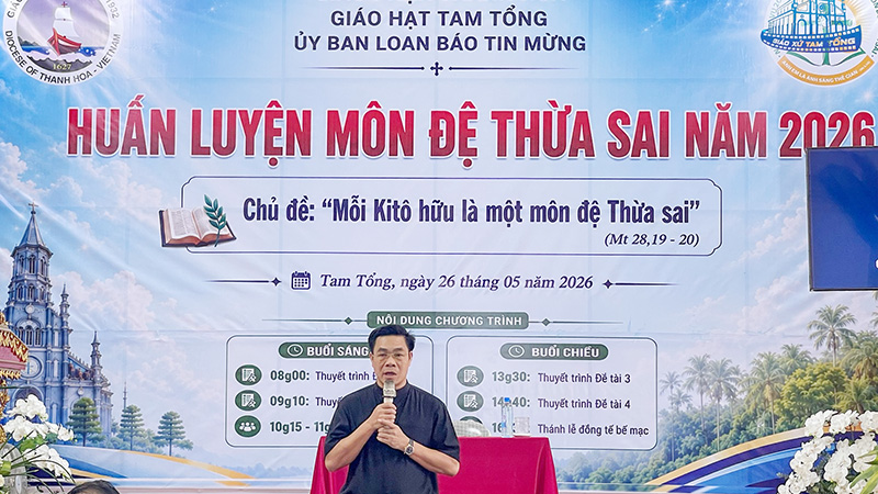giao hat tam tong to chuc ngay huan luyen mon de thua sai nam 2026