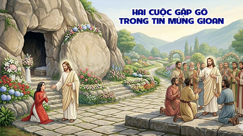 hai cuoc gap go trong tin mung gioan