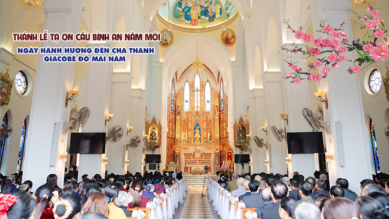 den thanh giacobe do mai nam duc cha giuse nguyen duc cuong cu hanh thanh le ta on cau binh an trong nam moi binh ngo