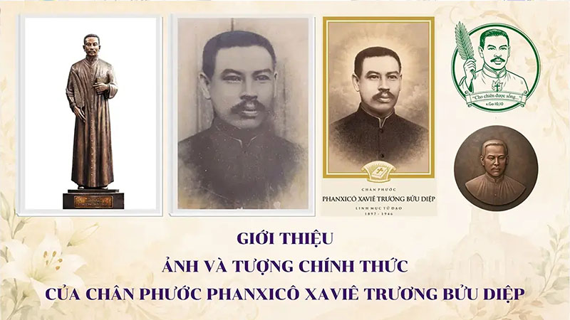 giao phan can tho gioi thieu anh va tuong chinh thuc cua chan phuoc phanxico xavie truong buu diep