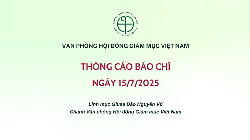 van phong hoi dong giam muc viet nam thong cao bao chi ngay 1572025