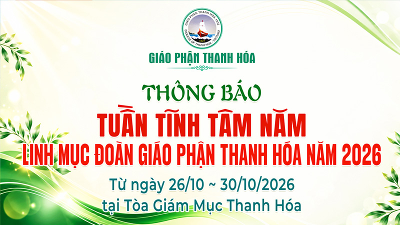 thong bao tuan tinh tam nam linh muc doan giao phan thanh hoa