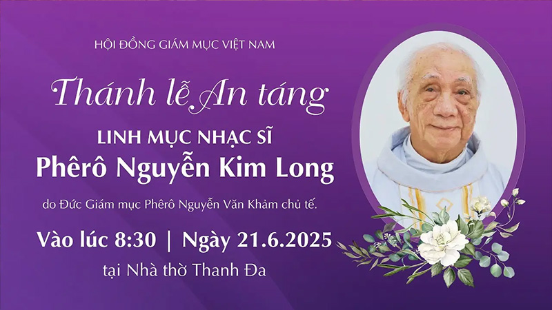 thanh le an tang co linh muc nhac si kim long