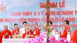 dai chung vien thanh phaolo le bao tinh thanh hoa mung kinh thanh quan thay va ky niem 10 nam thanh lap 2016 2026