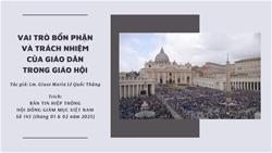 vai tro bon phan va trach nhiem cua giao dan trong giao hoi