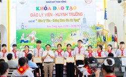 giao hat tam tong    be mac khoa dao tao glv  huynh truong he 2025