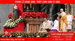 truc tiep thanh le giang sinh 2025 va phep lanh toan xa urbi et orbi cua duc thanh cha leo xiv