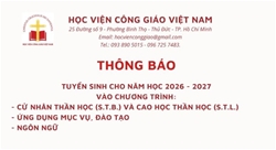 hoc vien cong giao viet nam thong bao tuyen sinh chuong trinh than hoc muc vu va ngon ngu nam 2026