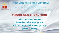 hoc vien cong giao viet nam thong bao tuyen sinh cu nhan va cao hoc than hoc nam 2024 – 2025