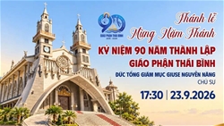 truc tiep thanh le mung tam thanh ky niem 90 nam thanh lap giao phan thai binh luc 17 gio 30 ngay 23.09.2026