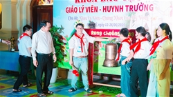 giao hat phong y hoi thi “rung chuong vang” khoa huan luyen giao ly vien   huynh truong he 2025