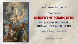 tong hien munificentissimus deus ve viec dinh tin tin dieu duc me hon xac len troi