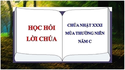 hoc hoi loi chua chua nhat 31 thuong nien nam c