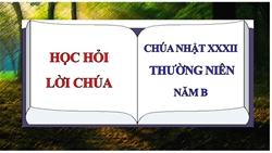 hoc hoi loi chua chua nhat xxxii thuong nien   nam b