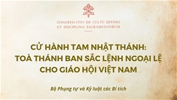 cu hanh tam nhat thanh toa thanh ban sac lenh ngoai le cho giao hoi viet nam