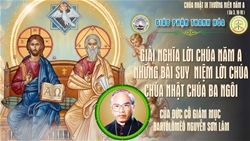 chua nhat le thien chua ba ngoi nam a   thien chua ba ngoi nhan ai