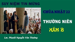 suy niem tin mung chua nhat 22 thuong nien nam b