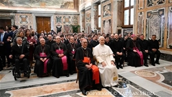 “con nguoi khong duoc tao dung de song khep kin trong ban than”   dien van cua duc leo xiv truoc cac cong doan cua bon chung vien tay ban nha