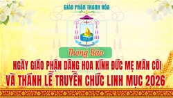 thong bao chuong trinh ngay giao phan dang hoa kinh duc me man coi thanh le truyen chuc linh muc nam 2026