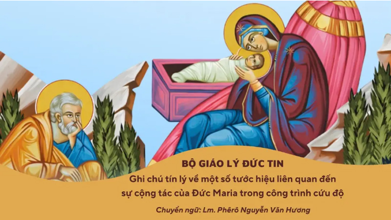 ghi chu tin ly cua bo giao ly duc tin ve mot so tuoc hieu lien quan den su cong tac cua duc maria trong cong trinh cuu do