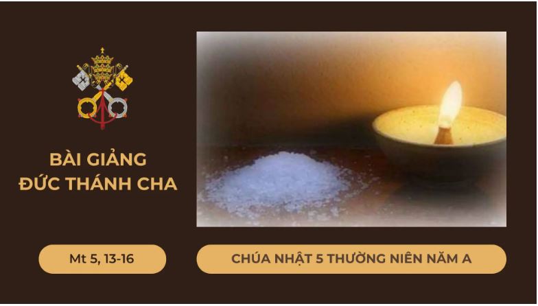 Bài giảng Đức Thánh Cha - Chúa nhật 5 Thường niên năm A