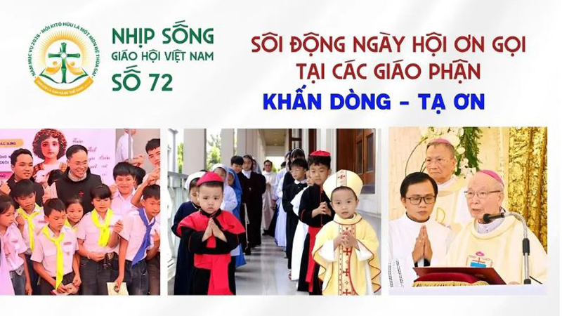 Sôi động ngày hội ơn gọi - Khấn dòng - Tạ ơn - Nhịp sống Giáo hội Việt Nam số 72 (28/4/2026 - 04/5/2026)