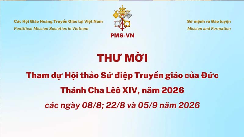 thu moi tham du hoi thao su diep truyen giao nam 2026 cua duc thanh cha leo xiv