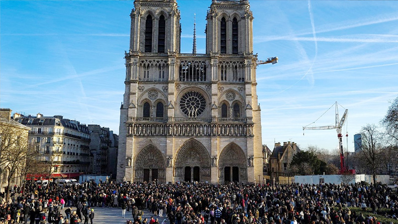 Chính phủ Pháp ghi nhận lượng khách viếng thăm các nhà thờ chính tòa Công giáo gia tăng