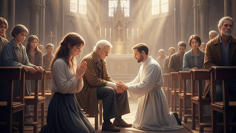 nha tho khong phai la khach san cua cac thanh nhung la benh vien cua toi nhan