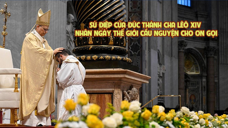 su diep cua duc thanh cha leo xiv nhan ngay the gioi cau nguyen cho on goi
