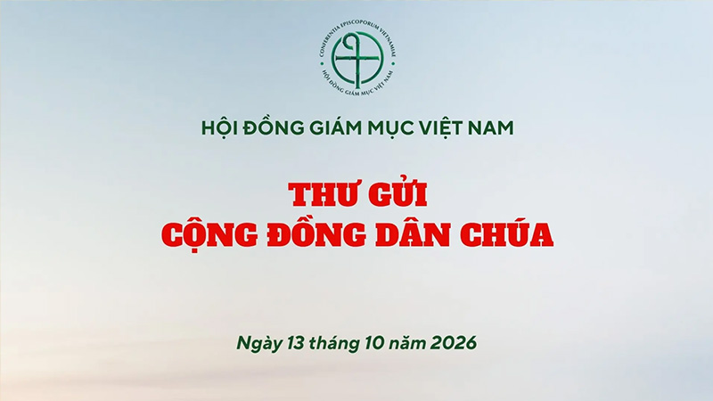 hoi dong giam muc viet nam   thu gui cong dong dan chua